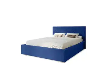 Polsterbett Aura 215 cm 200x200 cm Dunkelblau