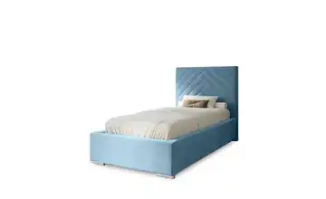 Polsterbett Aura 100x200 cm Hellblau