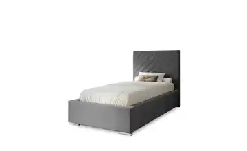 Polsterbett Aura 80x200 cm Dunkelgrau