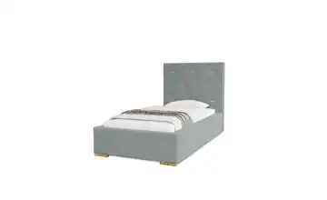 Polsterbett  Golden Premium 80x200 cm Silbergrau