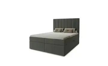 Boxbett Dunkelgrau 142 cm 140x200 cm
