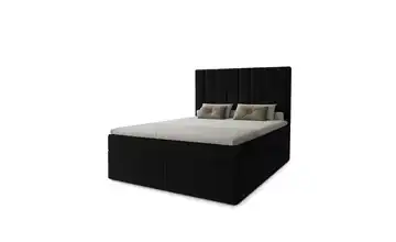 Boxbett Schwarz 122 cm 120x200 cm