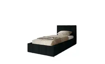 Polsterbett Menos 90x200 cm Schwarz