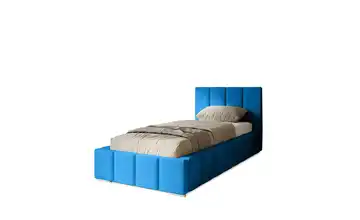Polsterbett Menos 90x200 cm Blau