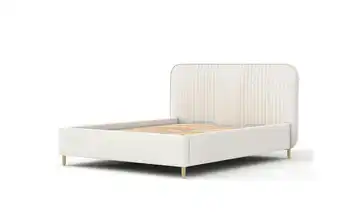 Polsterbett mit Stauraum Livy 160x200 cm Creme