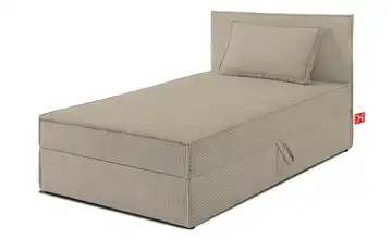 KONSIMO Boxbett mit Stauraum, H2 Roti Beige 90x200 cm