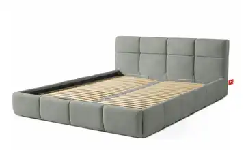 KONSIMO Polsterbett Altos 160x200 cm Grau 96 cm