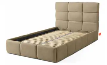 KONSIMO Polsterbett Altos Beige 115 cm