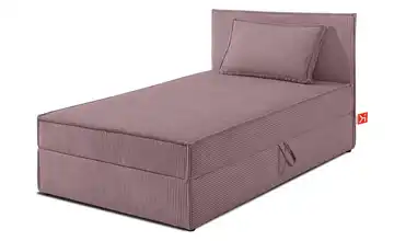 KONSIMO Boxbett mit Stauraum, H2 Roti Lila/Violett 90x200 cm