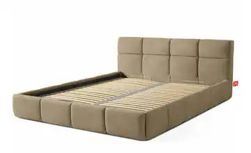 KONSIMO Polsterbett Altos 160x200 cm Beige 96 cm