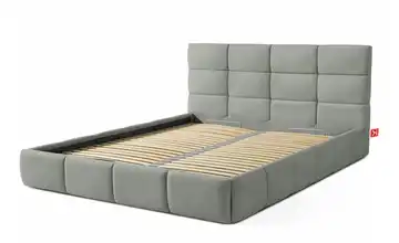 KONSIMO Polsterbett Altos 160x200 cm Grau 115 cm