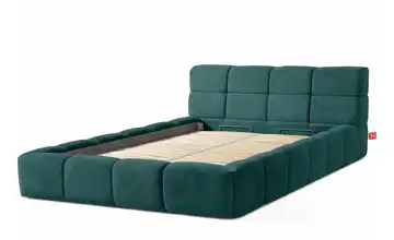 KONSIMO Polsterbett Aeri 140x200 cm Blau