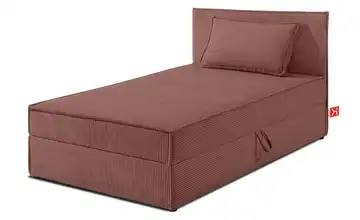 KONSIMO Boxbett mit Stauraum, H2 Roti Rosa 100x200 cm