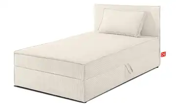 KONSIMO Boxbett mit Stauraum, H2 Roti Ecru 100x200 cm