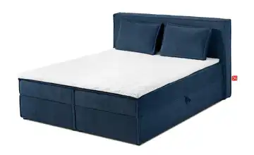 KONSIMO Boxbett Roti 140x200 cm Marineblau