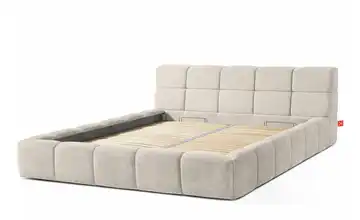 KONSIMO Polsterbett Aeri 200x200 cm Ecru