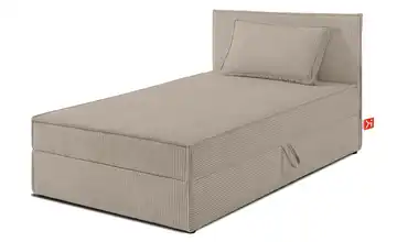 KONSIMO Boxbett mit Stauraum, H2 Roti Beige 100x200 cm