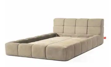 KONSIMO Polsterbett Aeri 140x200 cm Beige