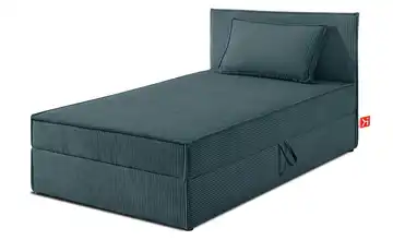 KONSIMO Boxbett mit Stauraum, H2 Roti Blau 100x200 cm