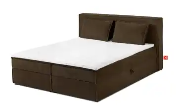 KONSIMO Boxbett Roti 160x200 cm Dunkelbraun
