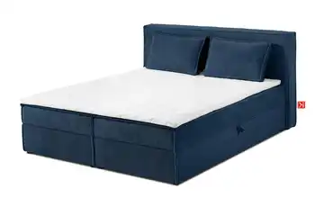 KONSIMO Boxbett Roti 160x200 cm Marineblau