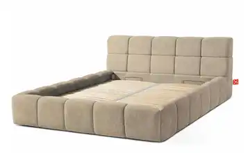 KONSIMO Polsterbett Aeri 160x200 cm Beige