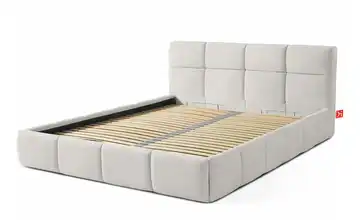 KONSIMO Polsterbett Altos 140x200 cm Weiß 96 cm