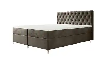 Boxbett mit Stauraum Chester 140x200 cm Braun
