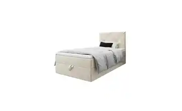Boxbett mit Stauraum Altea 120 cm 120x200 cm Creme