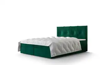 Boxbett mit Stauraum Altea 200x200 cm Grün