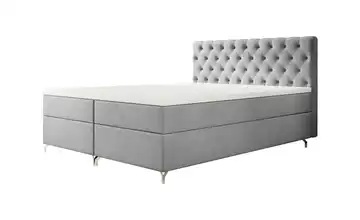 Boxbett mit Stauraum Chester 140x200 cm Hellgrau