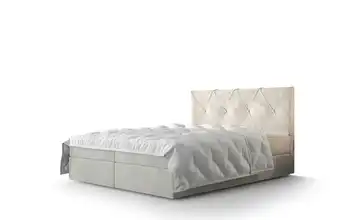Boxbett mit Stauraum Altea 160x200 cm Creme