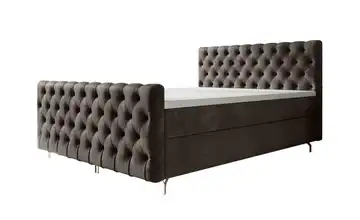 Boxbett mit Stauraum Chester 160x200 cm Braun