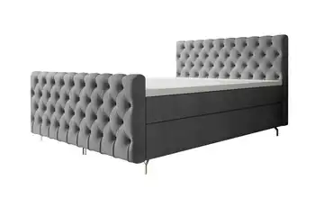 Boxbett mit Stauraum Chester 160x200 cm Grau