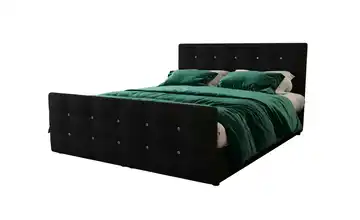 Boxbett 180x200 cm Schwarz
