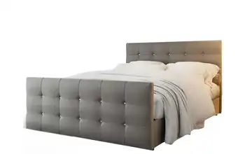 Boxbett 140x200 cm Hellgrau