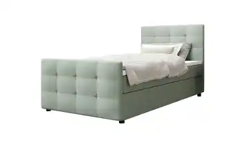  Boxbett mit Stauraum, Matratze H3 und Topper Kleo