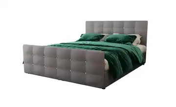 Boxbett 200x200 cm Hellgrau