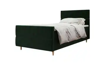 Boxbett mit Stauraum Flo Plus 100x200 cm Dunkelgrün