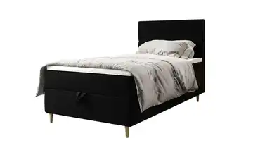Boxbett mit Stauraum Flo 100x200 cm Schwarz