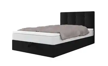 Boxbett mit Stauraum Duo 120x200 cm Schwarz