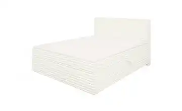 S-STYLE Boxbett Cord, mit Stauraum und Topper, H3 Neo 160x200 cm Hellbeige