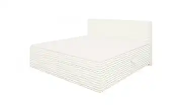 S-STYLE Boxbett Cord, mit Stauraum und Topper, H3 Neo 200x200 cm Hellbeige