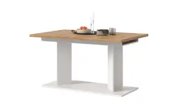 Esstisch Weiß, Eiche Artisan (Nachbildung)