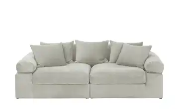 Big Sofa Whitney Steingrau Cordstoff