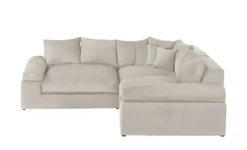Ecksofa Whitney Beige Webstoff