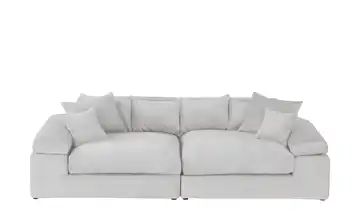 Big Sofa Lianea Silbergrau Chenille