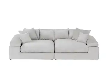 Big Sofa Lianea Silbergrau Chenille