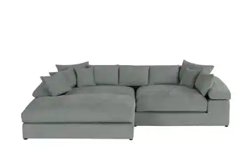 Ecksofa Lianea links Anthrazit Chenille