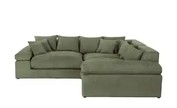 Ecksofa Lianea Grün Chenille